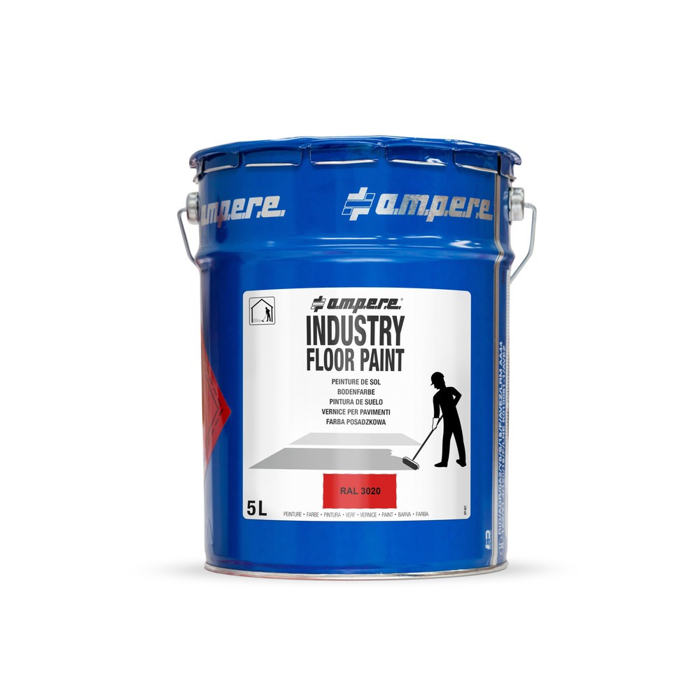 Produktabbildung Nr. 1: A.M.P.E.R.E. Vloermarkeringsverf Traffic Floor Paint, 5 l, rood