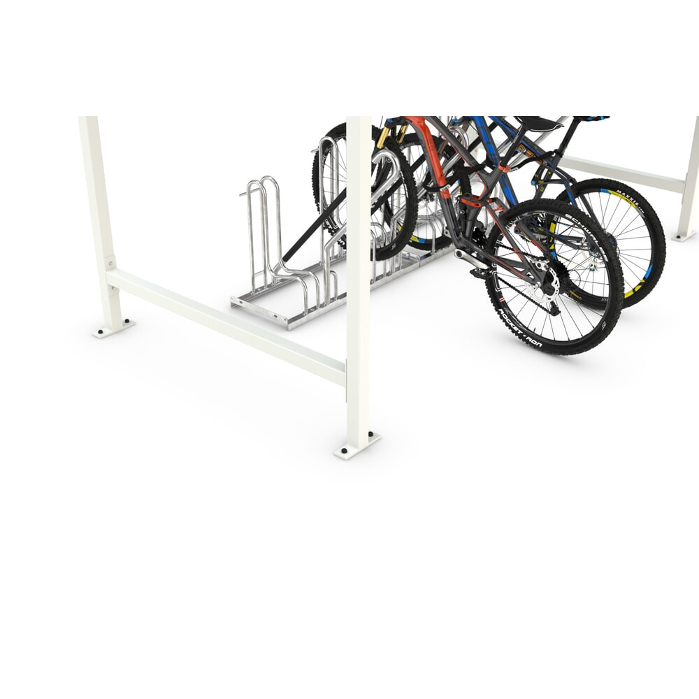 Produktabbildung Nr. 3: Abri wsm®, 1 côté, module de base, H x l x P 2 350 x 2 870 x 2 200 mm, RAL 9002