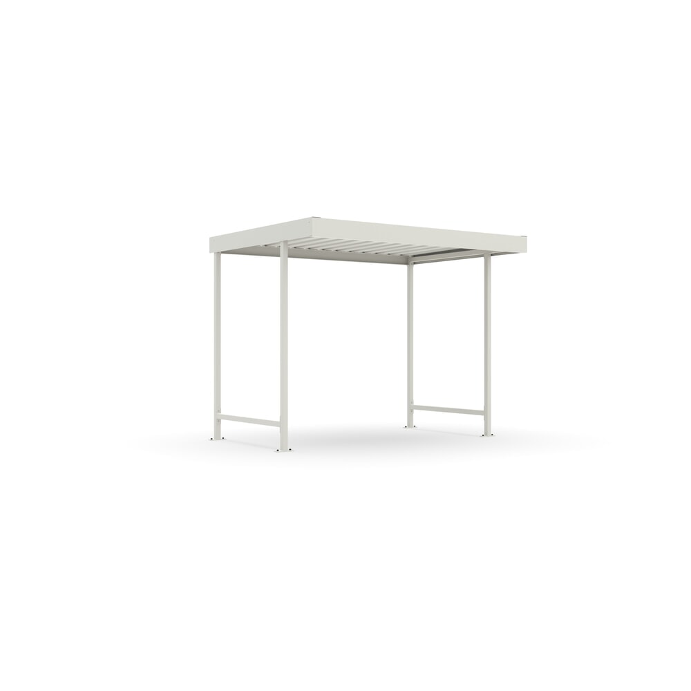 Produktabbildung Nr. 1: Abri wsm®, 1 côté, module de base, H x l x P 2 350 x 2 870 x 2 200 mm, RAL 9002