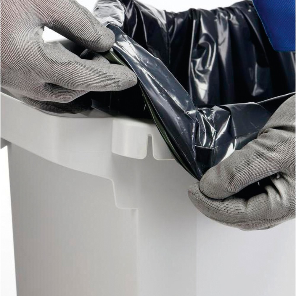 Produktabbildung Nr. 2: Afval- en kringloopafvalbak DURABIN 60 liter, met deksel, PP, grijs/geel