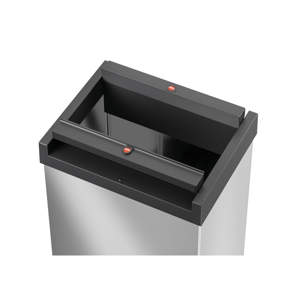 Produktabbildung Nr. 3: Afvalbak Hailo® Big-Box Swing, 40 liter, roestvrij staal