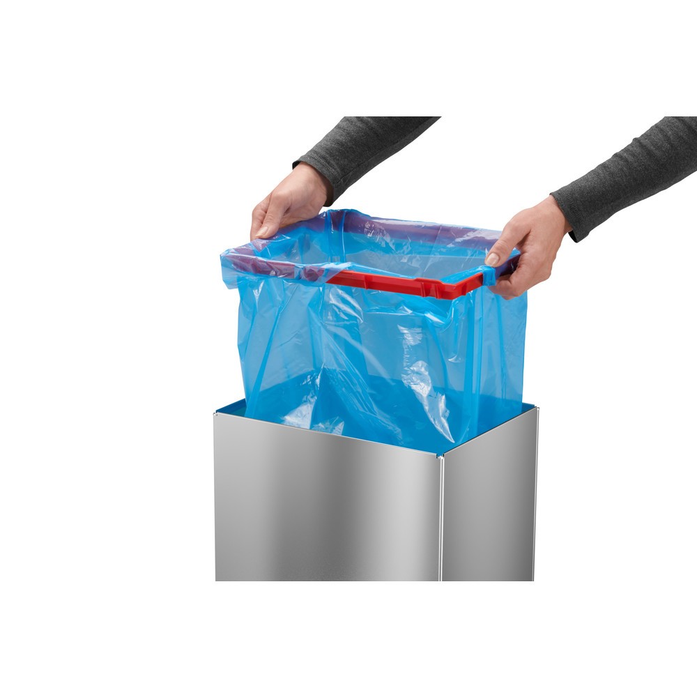 Produktabbildung Nr. 5: Afvalbak Hailo® Big-Box Swing, 60 liter, roestvrij staal