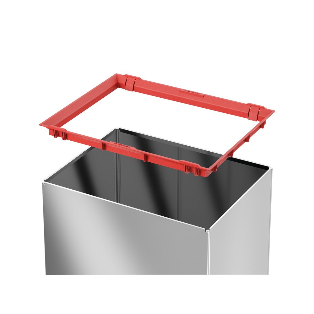 Produktabbildung Nr. 6: Afvalbak Hailo® Big-Box Swing, 60 liter, roestvrij staal
