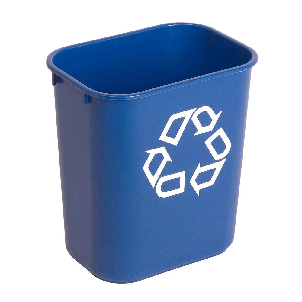 Product afbeelding: Afvalbak Rubbermaid®, rechthoekig, 12,9 liter, blauw