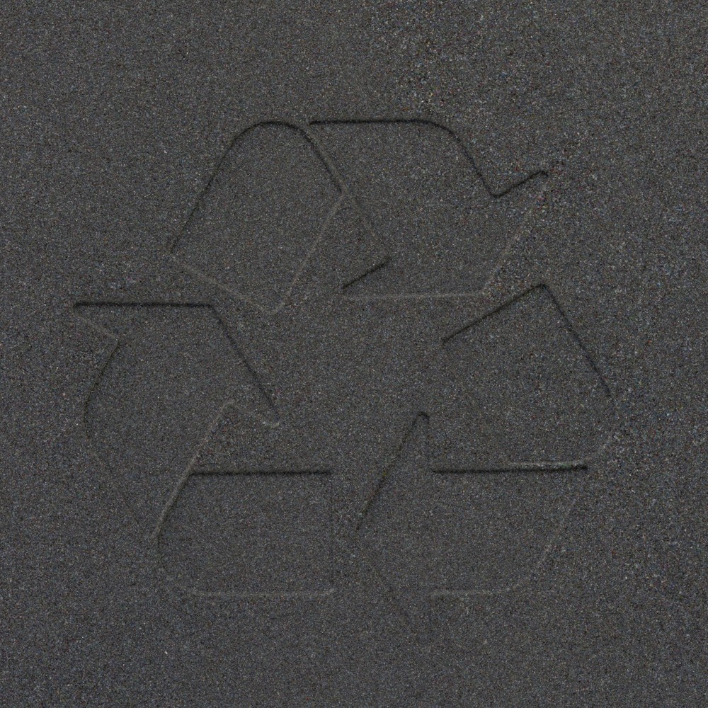 Produktabbildung Nr. 9: Afvalbak voor plastic BRICKBIN, van gerecyclede kunststof, 65 liter, vierkant, grijs / oranje