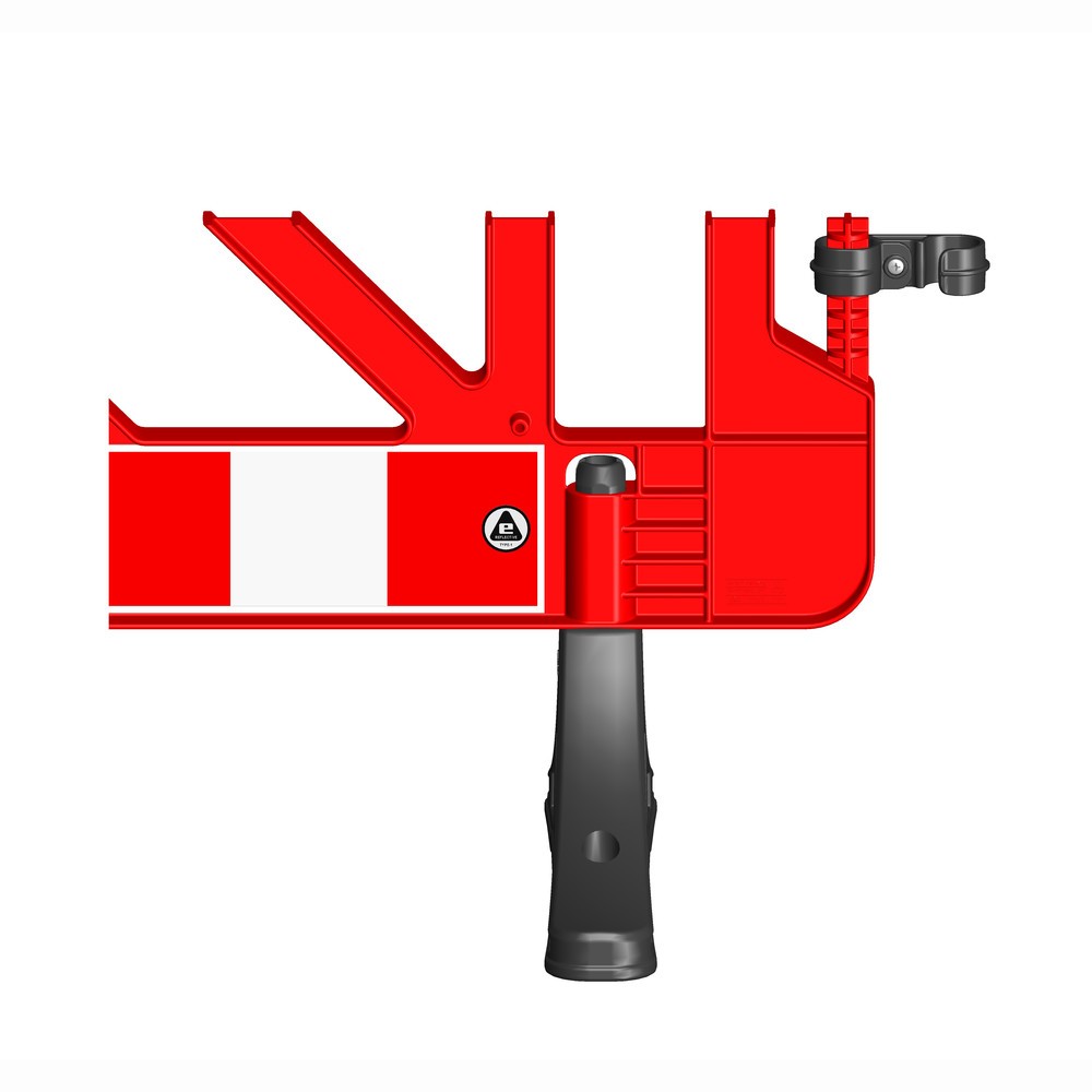 Produktabbildung Nr. 2: Afzethek van PP, voeten PVC, rood