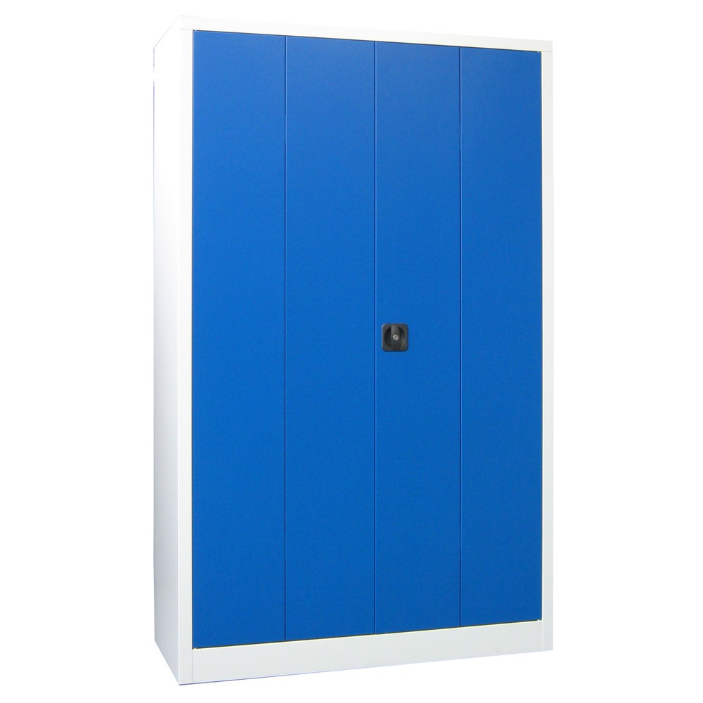 Produktabbildung Nr. 4: Armoire à porte repliable PAVOY avec 4 tablettes, H x l x P 1 950 x 1 500 x 600 mm, gris anthracite, gris clair