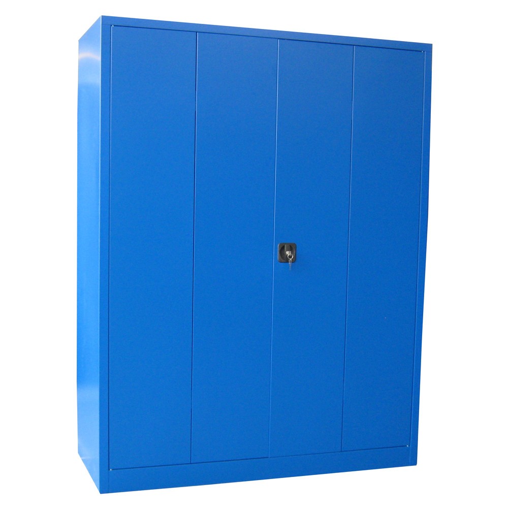 Produktabbildung Nr. 8: Armoire à porte repliable PAVOY avec 4 tablettes, H x l x P 1 950 x 1 500 x 600 mm, gris anthracite, gris clair