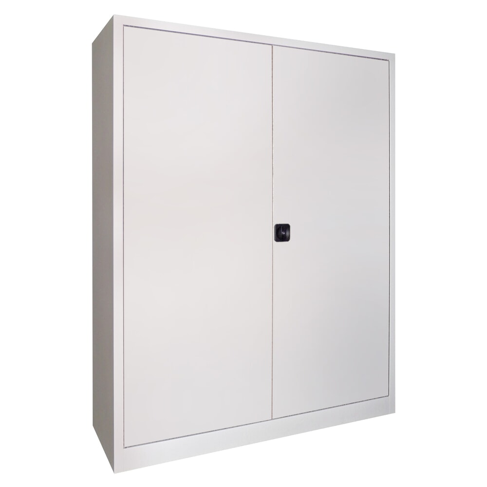 Produktabbildung Nr. 1: Armoire à portes battantes PAVOY, 4 tablettes, H x l x P 1 950 x 1 500 x 600 mm, gris clair, gris clair