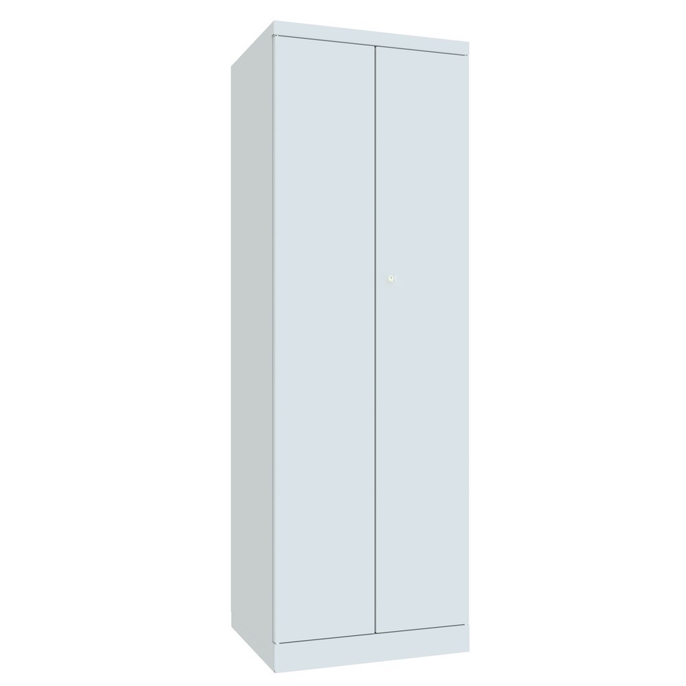 N° de l'image du produit 3 : Armoire à portes battantes PAVOY, H x l x P 1 800 x 600 x 500 mm, gris clair, gris clair