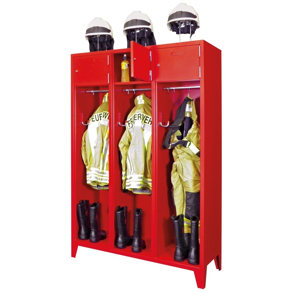 Produktabbildung Nr. 4: Armoire incendie PAVOY avec pieds + cadre porte-étiquette, HxlxP 1 850 x 1 230 x 500 mm