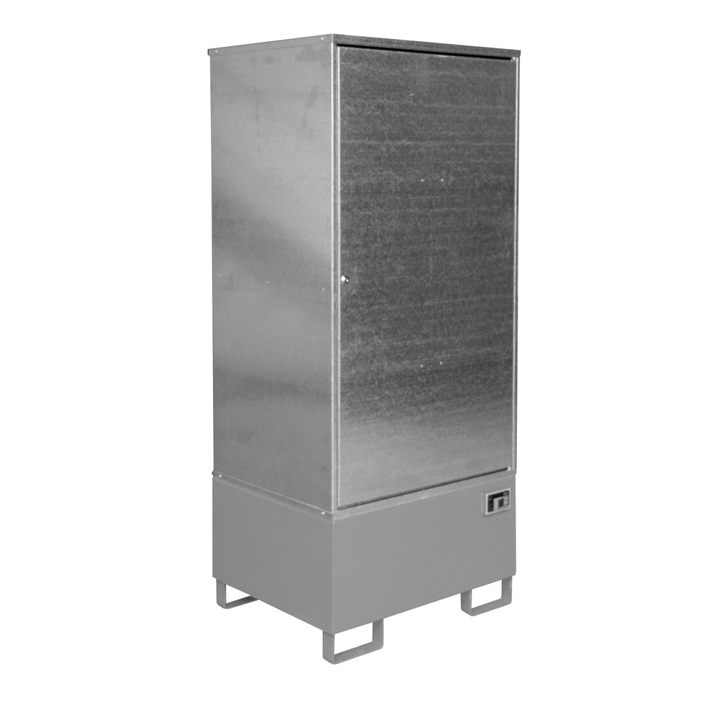 Illustration du produit: Armoire pour produits dangereux Bauer® GS-2, peinte, gris souris