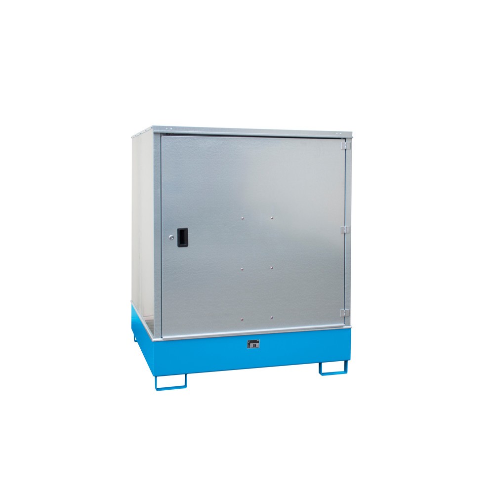 N° de l'image du produit 1 : Armoire de sécurité GS-4 Bauer®, peinte, bleu clair