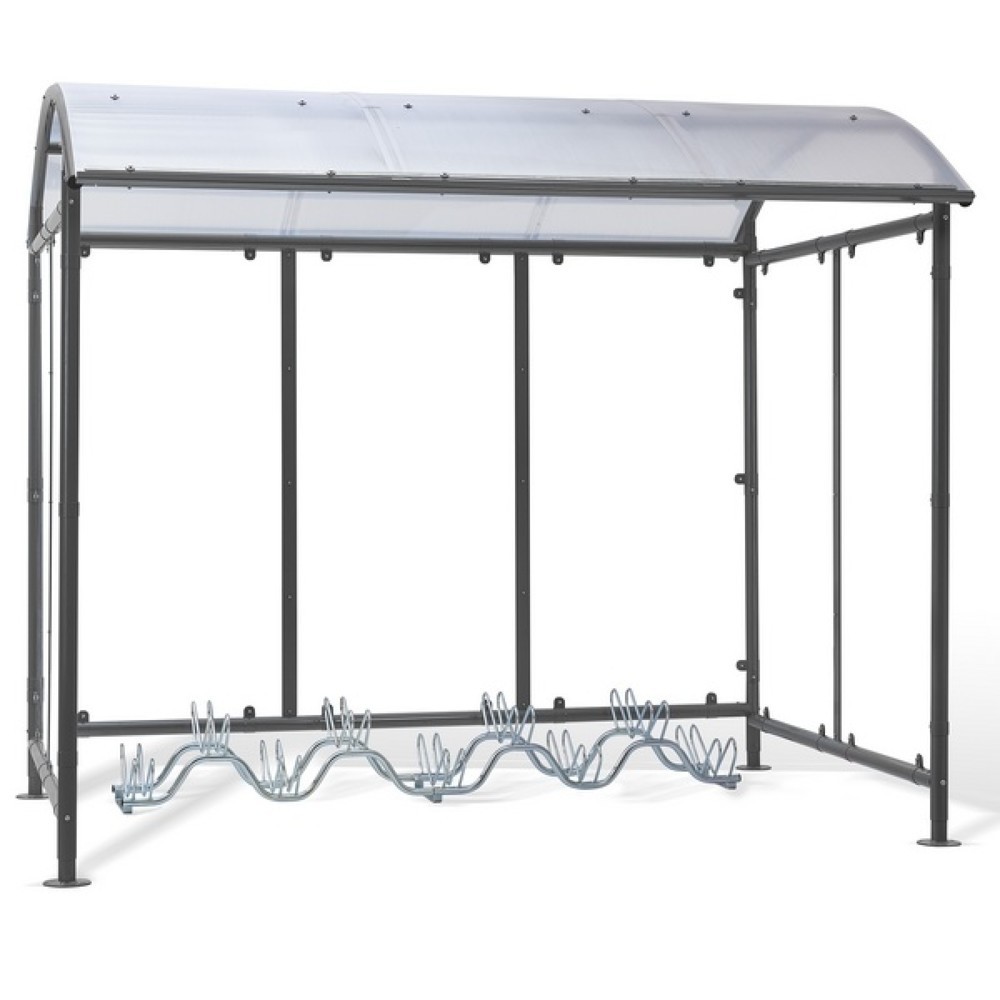 N° de l'image du produit 3 : MOTTEZ Abri pour 6 vélos et 2 scooters, motos