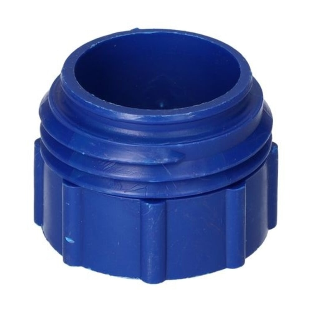 Productafbeelding nr. 1: Denios schroefdraadadapter van 2 inch fijn (l) naar 2 inch Mauser grof (A), blauw