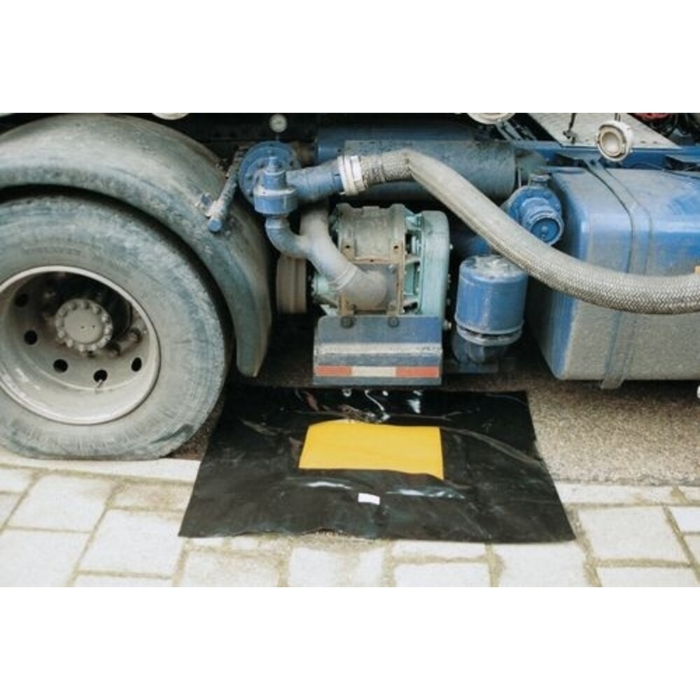 Illustration du produit: Denios bac de rétention pliable en plastique, volume de 100 l, H x l x P 150 x 1 000 x 1000 mm