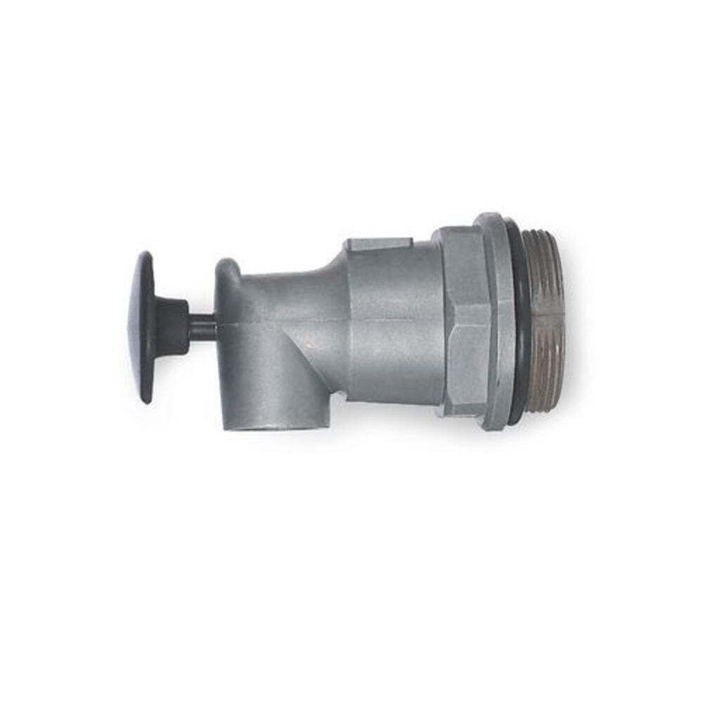 N° de l'image du produit 1 : Denios robinet de soutirage en aluminium, 2 pouces, à fermeture automatique