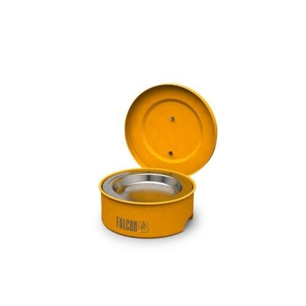 Product afbeelding: Denios kleineonderdelenreiniger FALCON van gelakt staal, met dompelzeef, 2 l