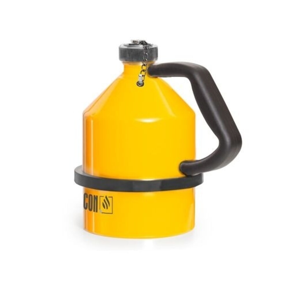 N° de l'image du produit 1 : Denios bidon de sécurité FALCON en acier, connexion à la terre, peint, bouchon à vis, 2 l
