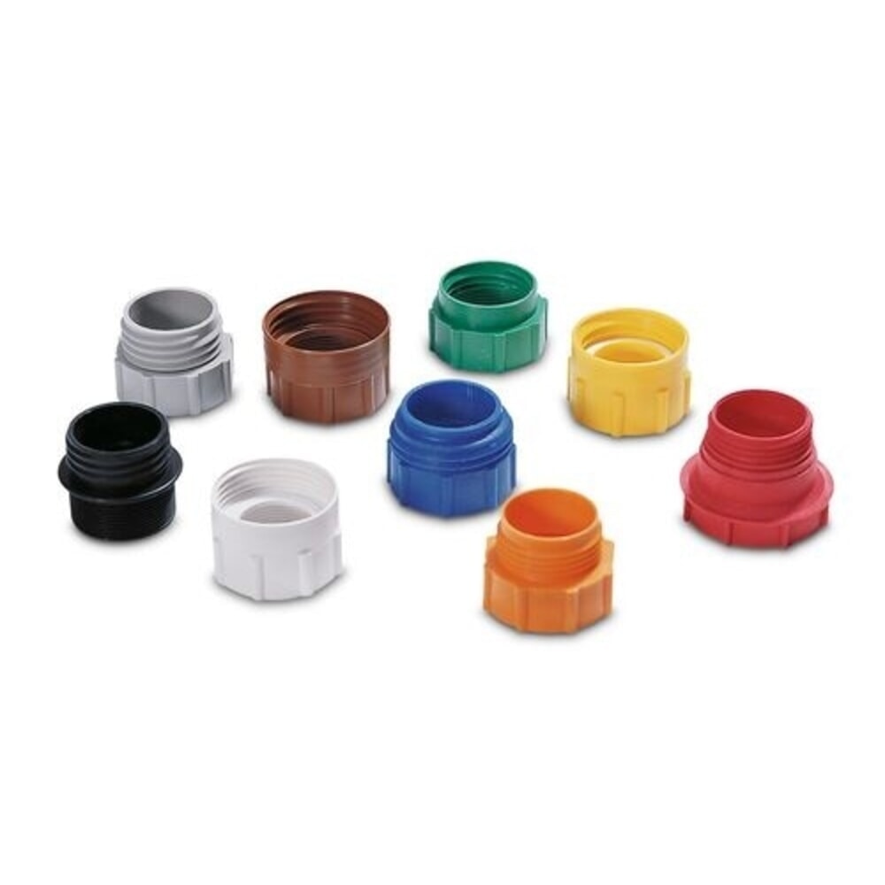 Productafbeelding nr. 2: Denios schroefdraadadapter van 2 inch fijn (l) naar 2 inch Mauser grof (A), blauw