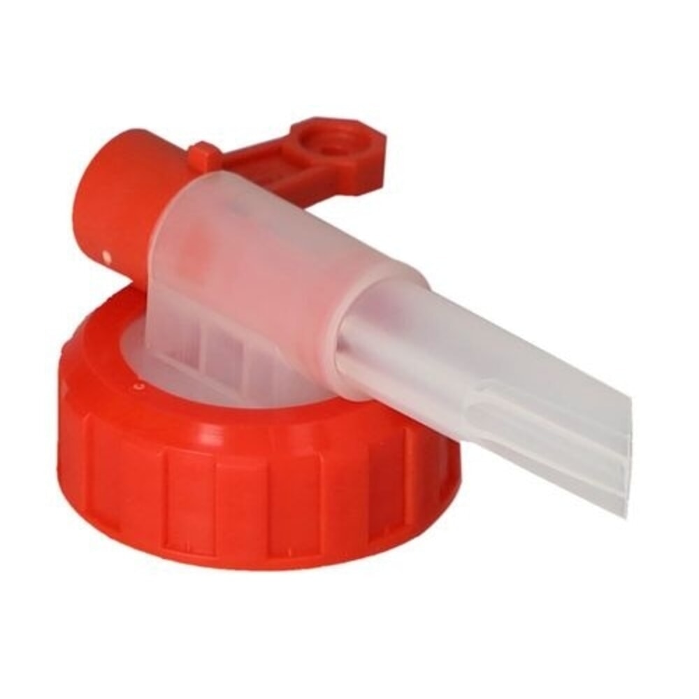 N° de l'image du produit 2 : Denios robinet en plastique, apte au contact alimentaire, résistant aux acides AH 40, diamètre du filetage 42 mm