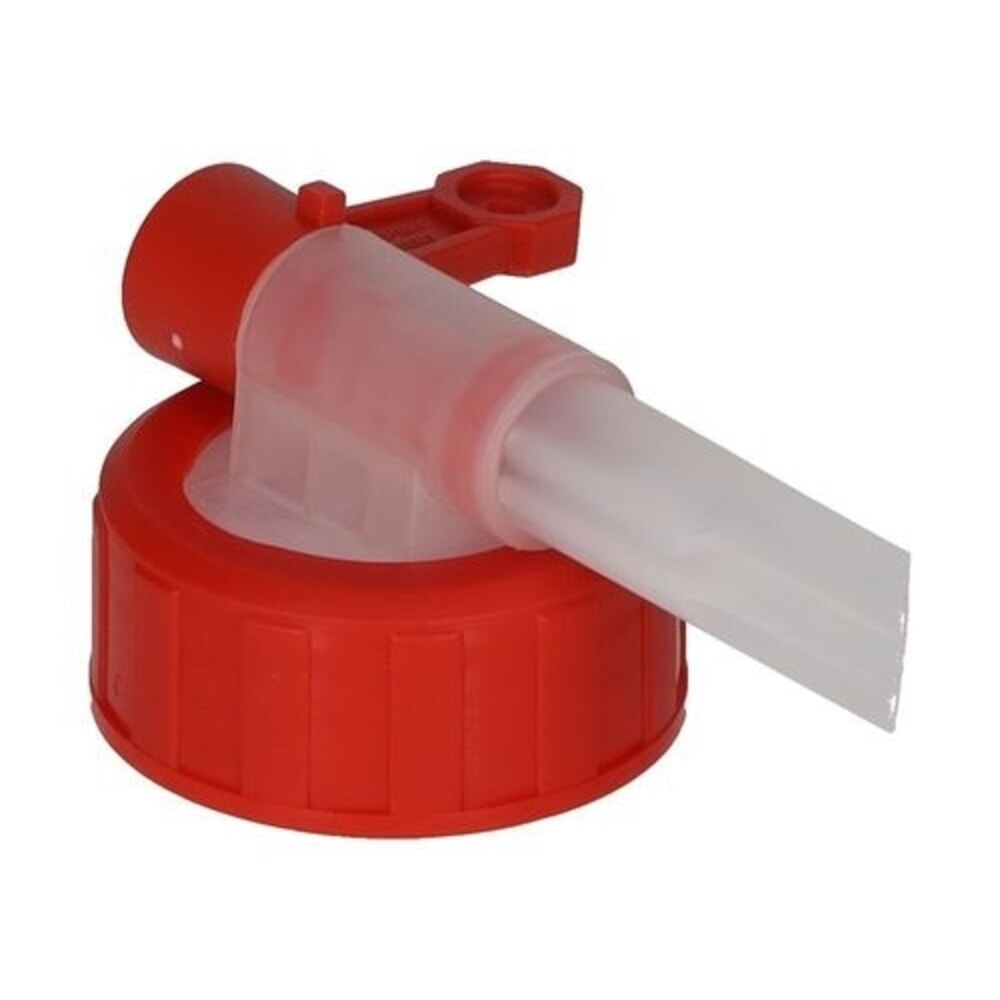 N° de l'image du produit 2 : Denios robinet en plastique, apte au contact alimentaire, résistant aux acides AH 45, diamètre du filetage 45 mm