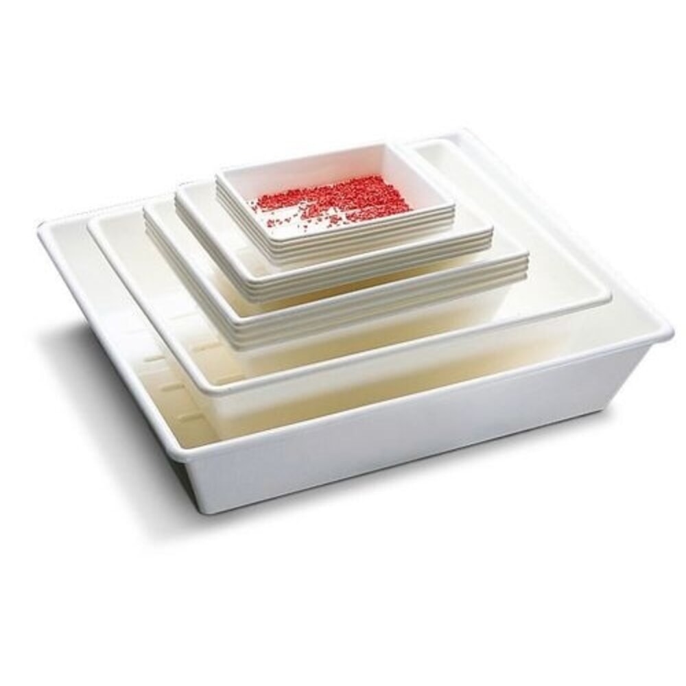 N° de l'image du produit 2 : Denios ensemble de bacs de laboratoire, comprenant quatre bacs de 1, 3, 5 et 15 litres