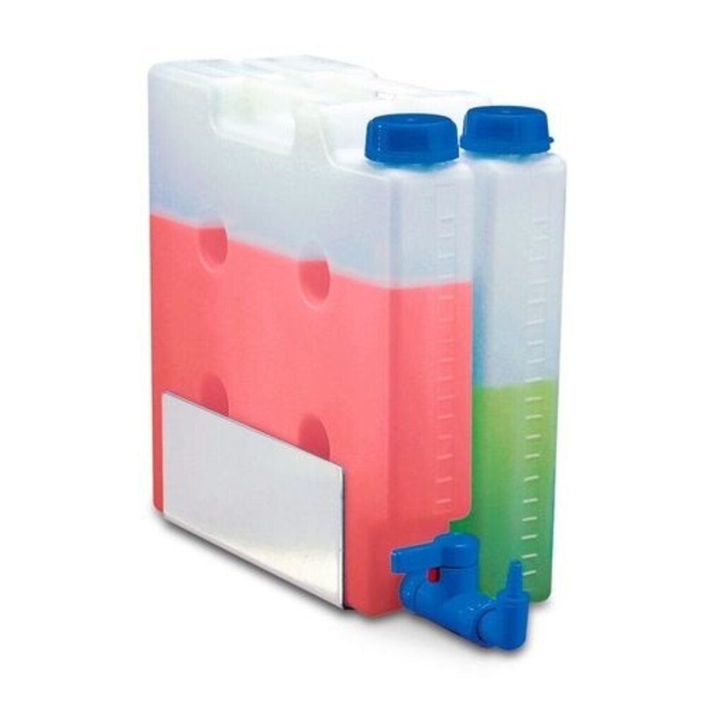 N° de l'image du produit 2 : Denios bidon peu encombrant en polypropylène transparent (PP), volume de 5 l, sans bec verseur fileté