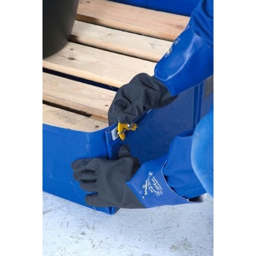 N° de l'image du produit 2 : Denios bac de rétention réutilisable pliable en plastique, volume de 25 l, H x l x P 125 x 350 x 700 mm