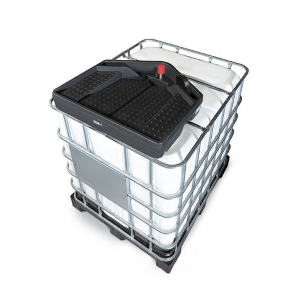 N° de l'image du produit 2 : Denios entonnoir pour IBC FALCON en polyéthylène (PE), 15 l, carré, ouverture de vidange Ø 145 mm