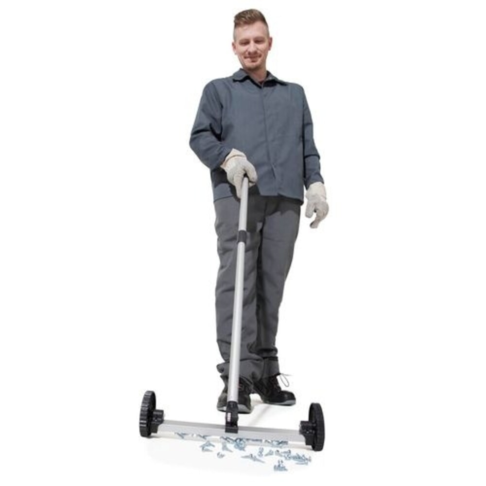 N° de l'image du produit 2 : Denios balai magnétique avec manche télescopique réglable