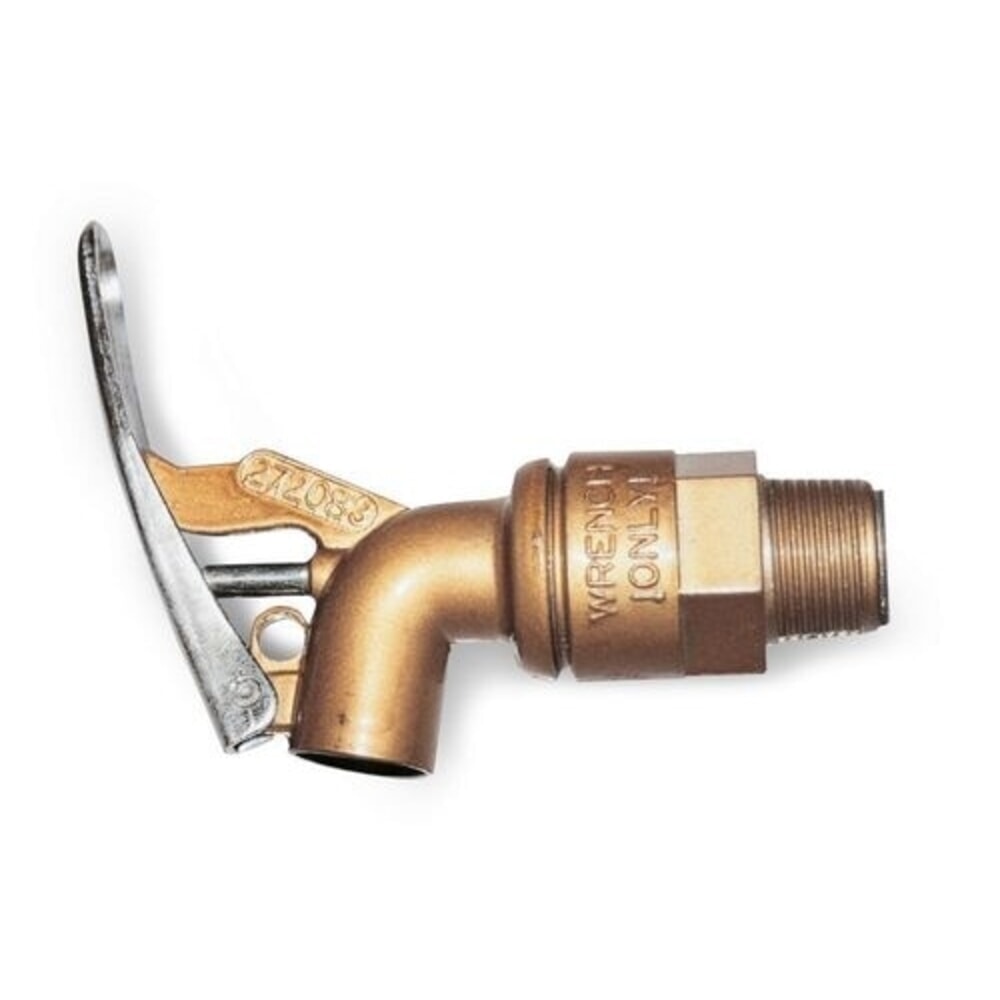 N° de l'image du produit 3 : Denios robinet doseur de précision à fermeture automatique en zinc moulé sous pression, diamètre du filetage 3/4 pouce