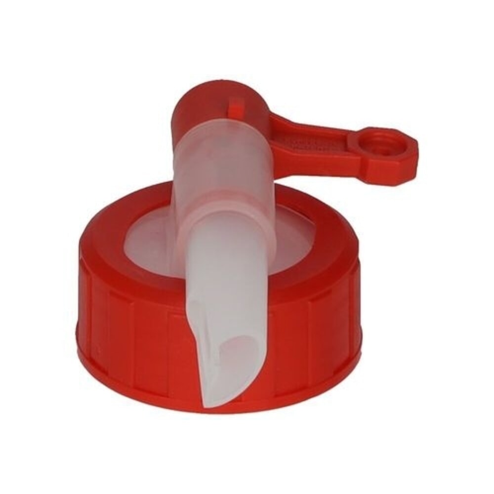 N° de l'image du produit 3 : Denios robinet en plastique, apte au contact alimentaire, résistant aux acides AH 45, diamètre du filetage 45 mm