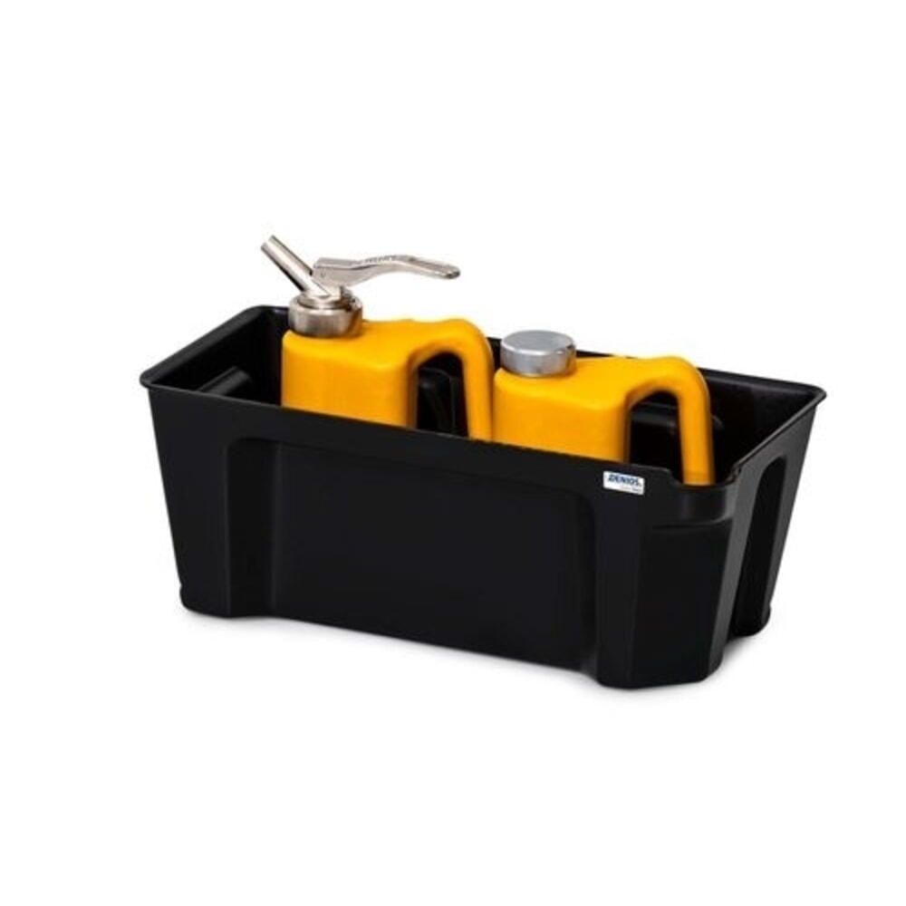 Productafbeelding nr. 3: Denios opvangbak voor kleine verpakkingen, base-line, gemaakt van PE, hoogte 160 mm, met afvoer, zonder rooster, opvangvolume 5 l