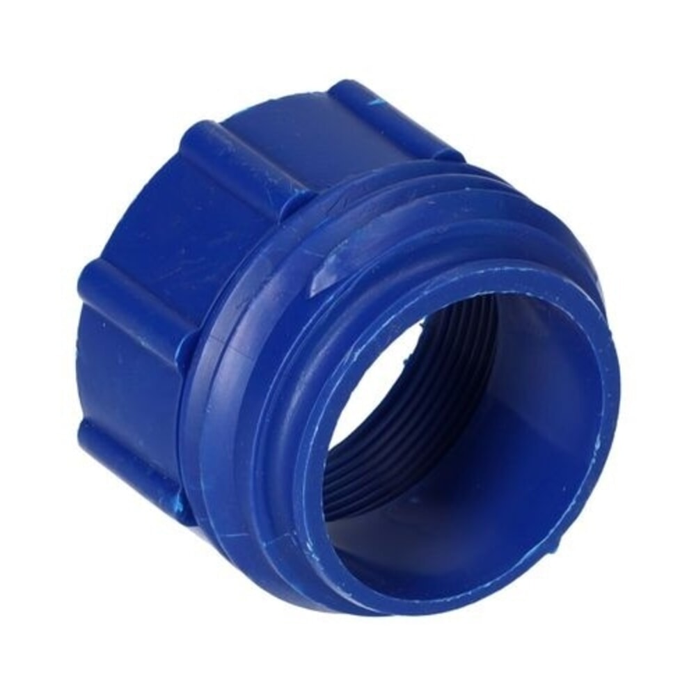 Productafbeelding nr. 4: Denios schroefdraadadapter van 2 inch fijn (l) naar 2 inch Mauser grof (A), blauw