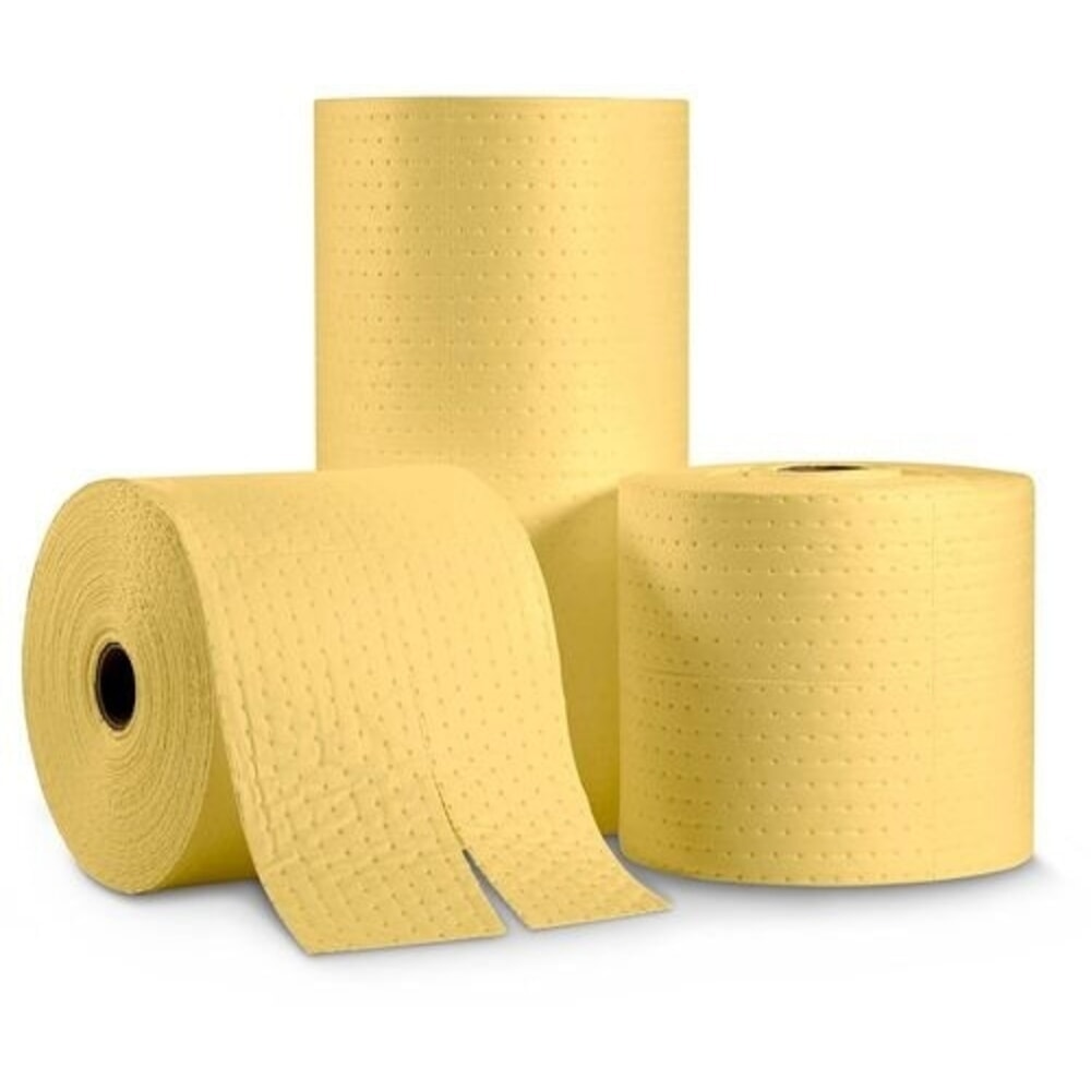 N° de l'image du produit 4 : Denios rouleau de non-tissé absorbant DENSORB Economy Single, spécial, léger, 38 cm x 90 m, 2 pièce
