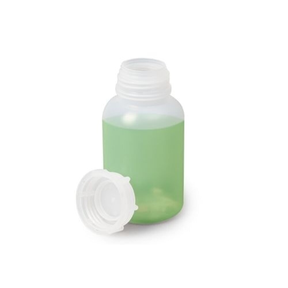 Productafbeelding nr. 5: Denios flessen met wijde hals, gemaakt van LDPE, rond, natuurlijk transparant, 250 ml, 30 stuks