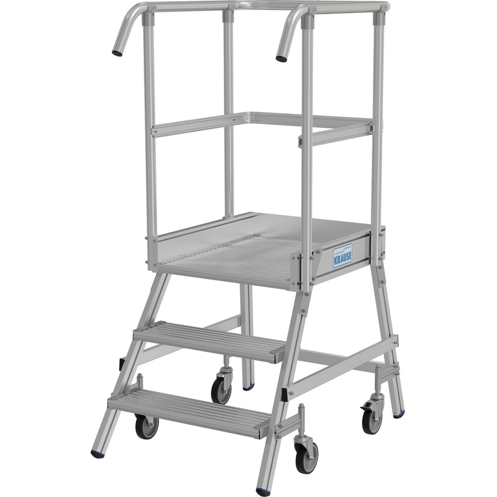 N° de l'image du produit 7 : Échelle à plate-forme KRAUSE®, mobile, hauteur déployée 0,70 m