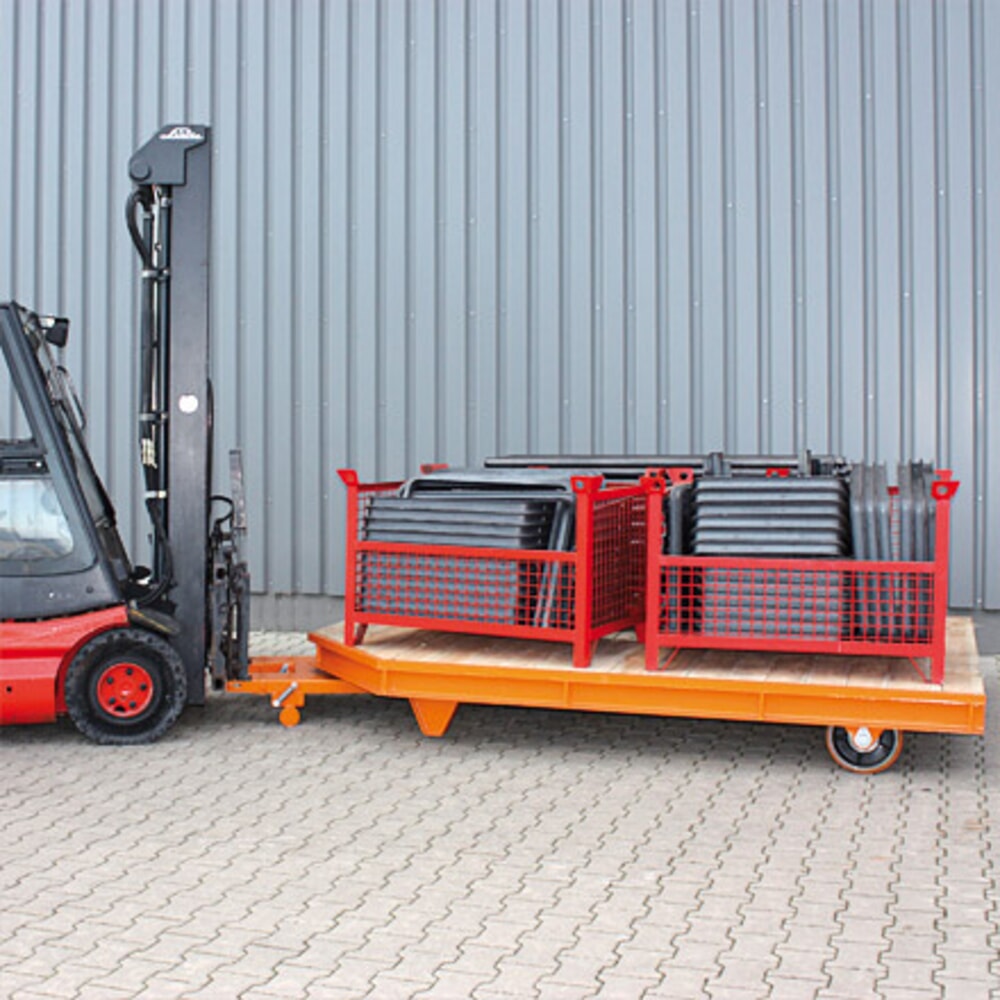 N° de l'image du produit 14 : Eichinger® Plate-forme de préparation de commandes, Lxl 3 610 x 2 000 mm, orangé pur