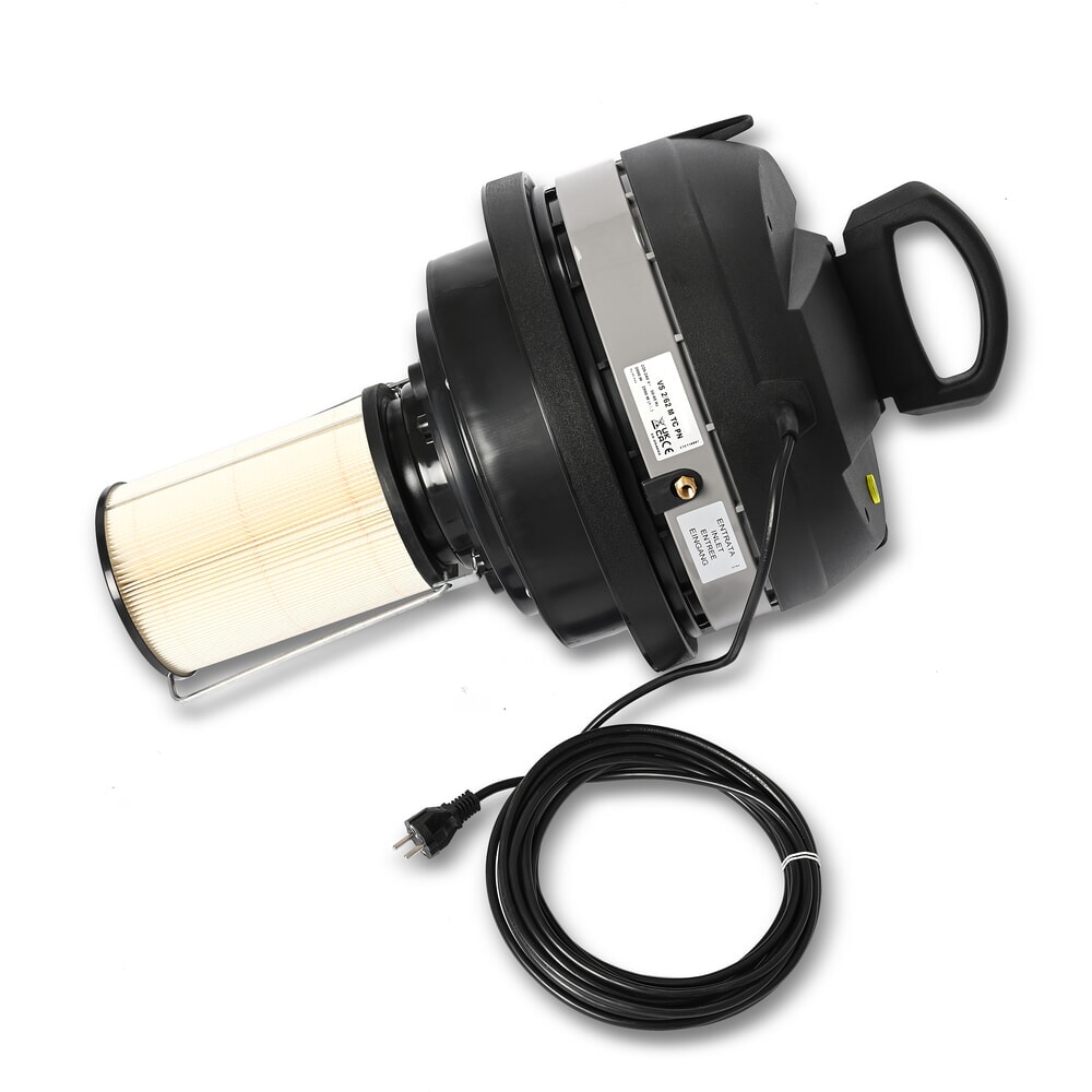 N° de l'image du produit 5 : Steinbock® aspirateur industriel pour poussières, VS 2/62 M TC PN, classe M, puissance max. 2 400 W, capacité 62 l, acier inoxydable