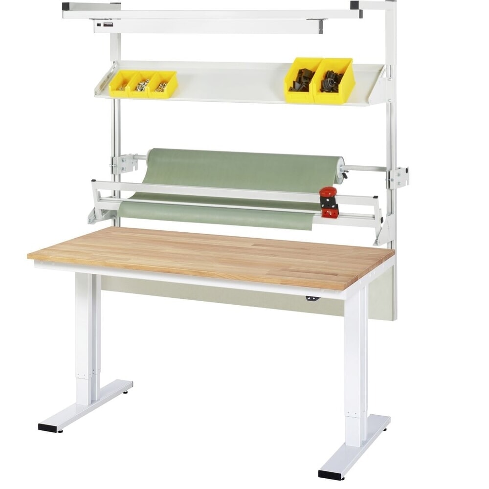 Productafbeelding nr. 7: RAU elektrisch in hoogte verstelbare paktafel-set adlatus 300, opbouw met LED-verlichting en snijapparaat, hxbxd 1.850‑2.250 mm x 1.500 mm x 800 mm