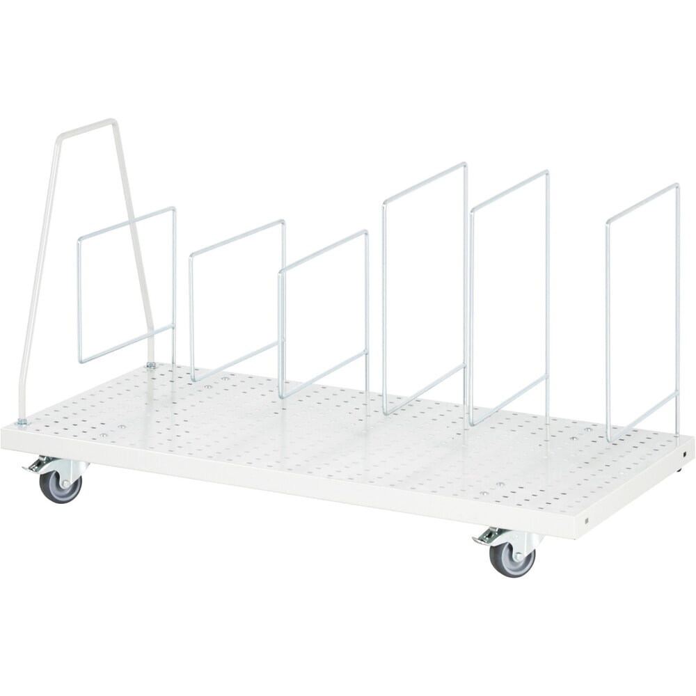 Illustration du produit: Magasin de cartons RAU pour tables d’emballage, mobile, gris clair, H x l x P 615 mm x 665 mm x 650 mm