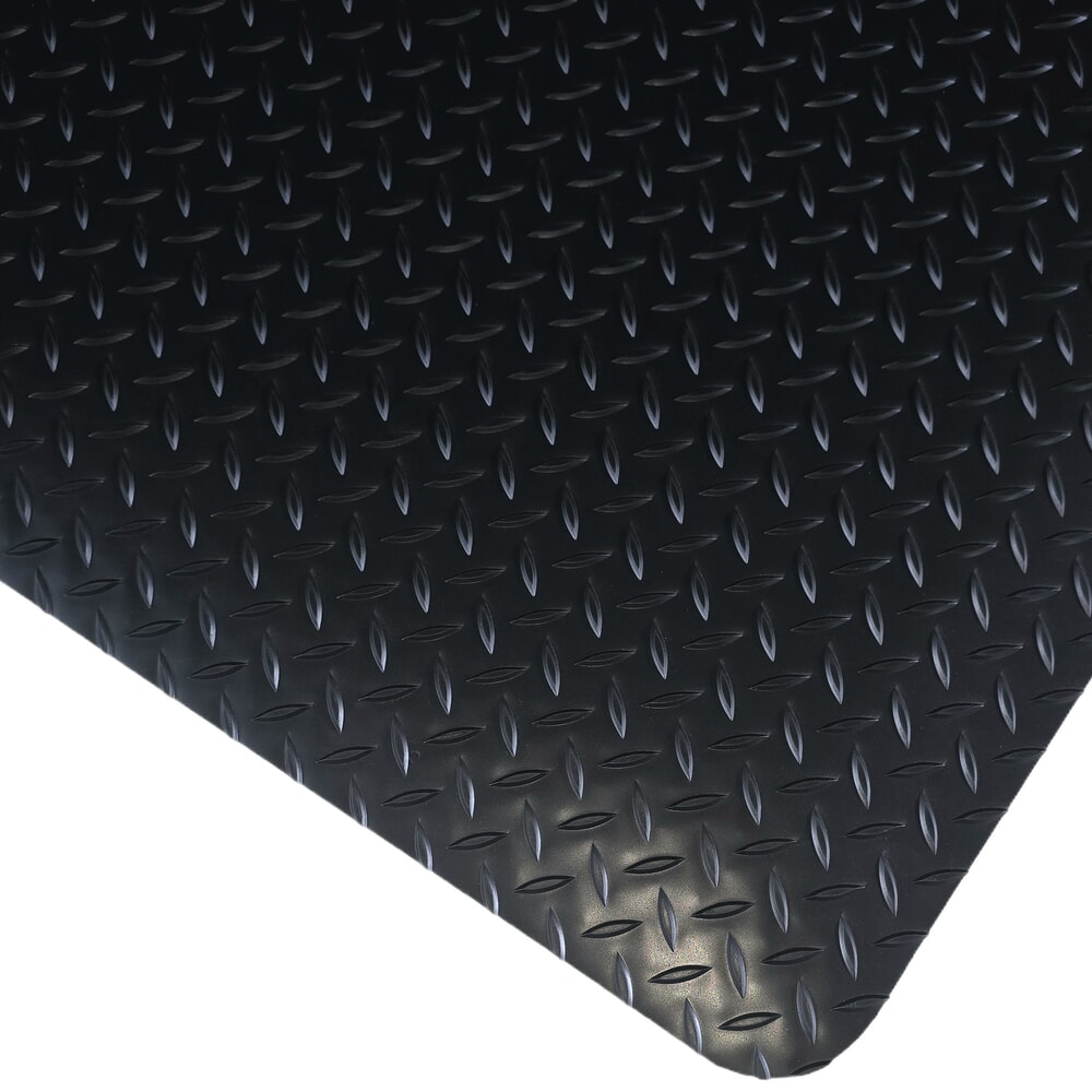Illustration du produit: Steinbock® Tapis anti-fatigue ErgoSoft Strong, sculpture en losange, 2 couches, 600 mm x 1 000 mm, noir