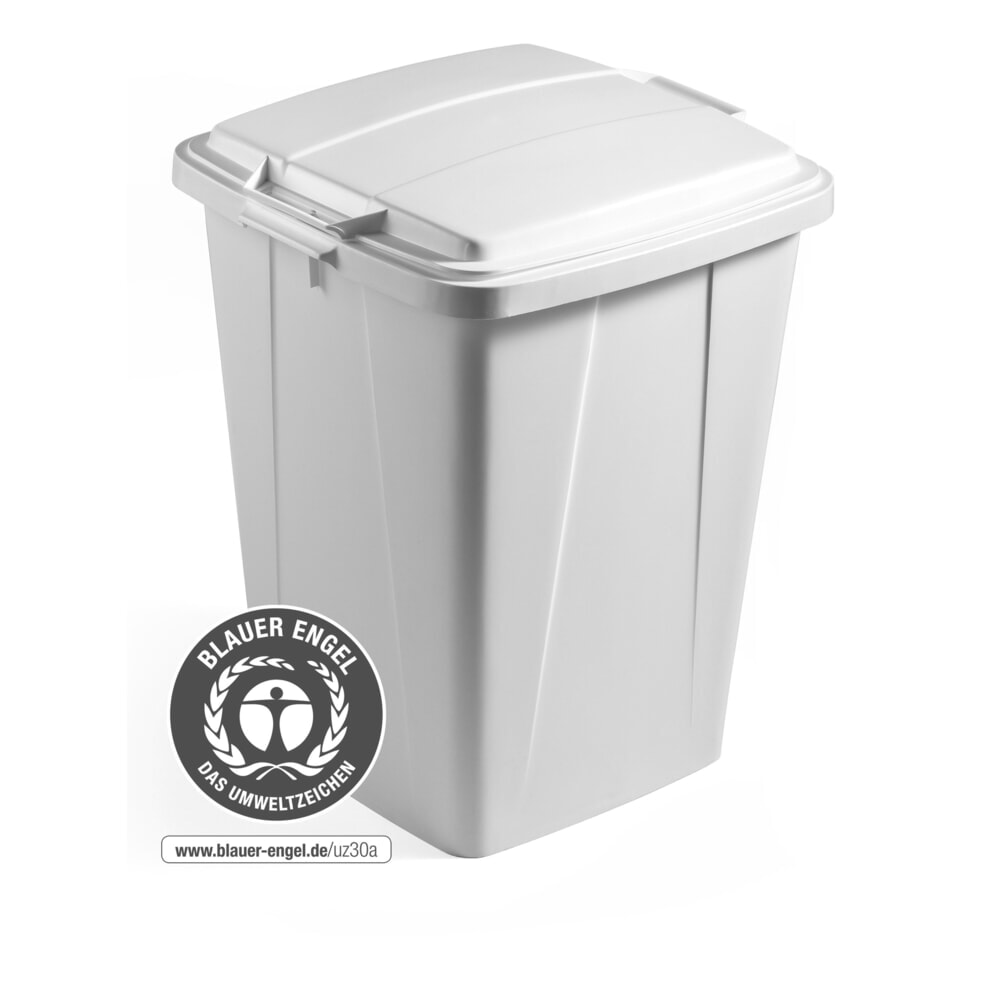 Illustration du produit: DURABLE Poubelle DURABIN® ECO pour intérieur, volume 90 l, avec couvercle, gris