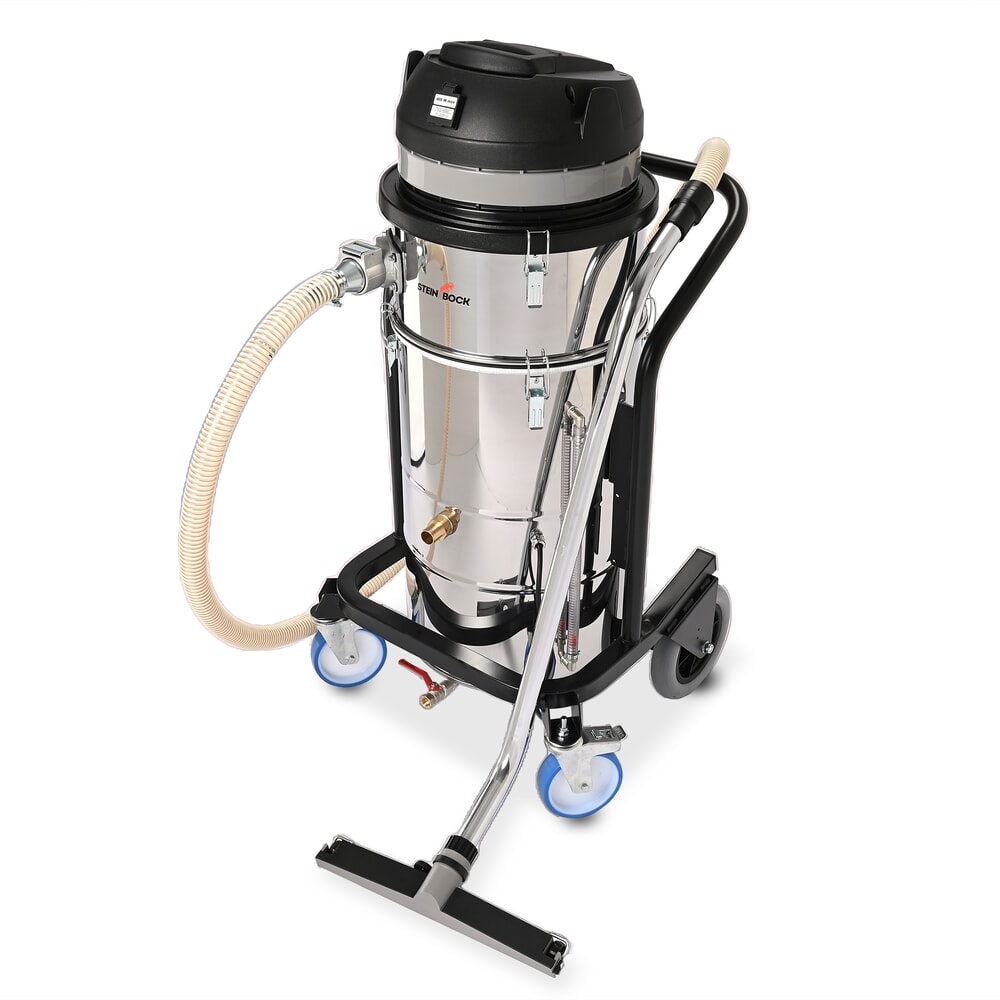 Illustration du produit: Steinbock® aspirateur d’huile et de copeaux à pompe VS 2/90 SUB OIL, puissance max. 2 600 W, capacité 90 l, acier inoxydable