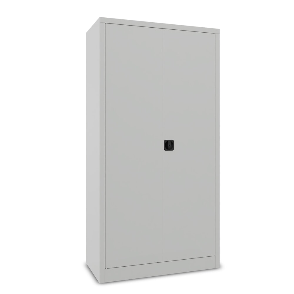 Productafbeelding nr. 2: PAVOY draaideurkast met verzinkte hoedenplank en kledingstang, hxbxd 1.950 x 1.000 x 500 mm, lichtgrijs/lichtgrijs