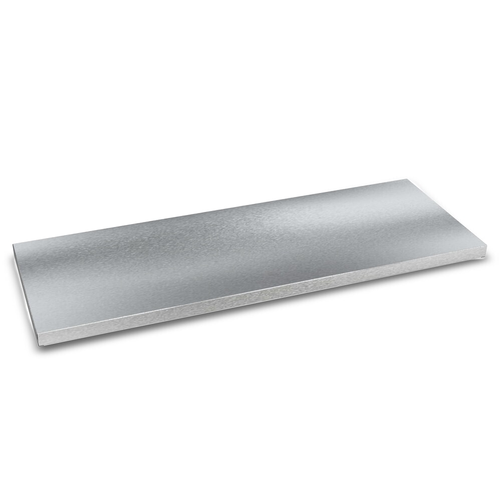 Illustration du produit: Tablette pour armoire à portes battantes Steinbock®, l x P 890 x 415 mm, galvanisée, lot de 2
