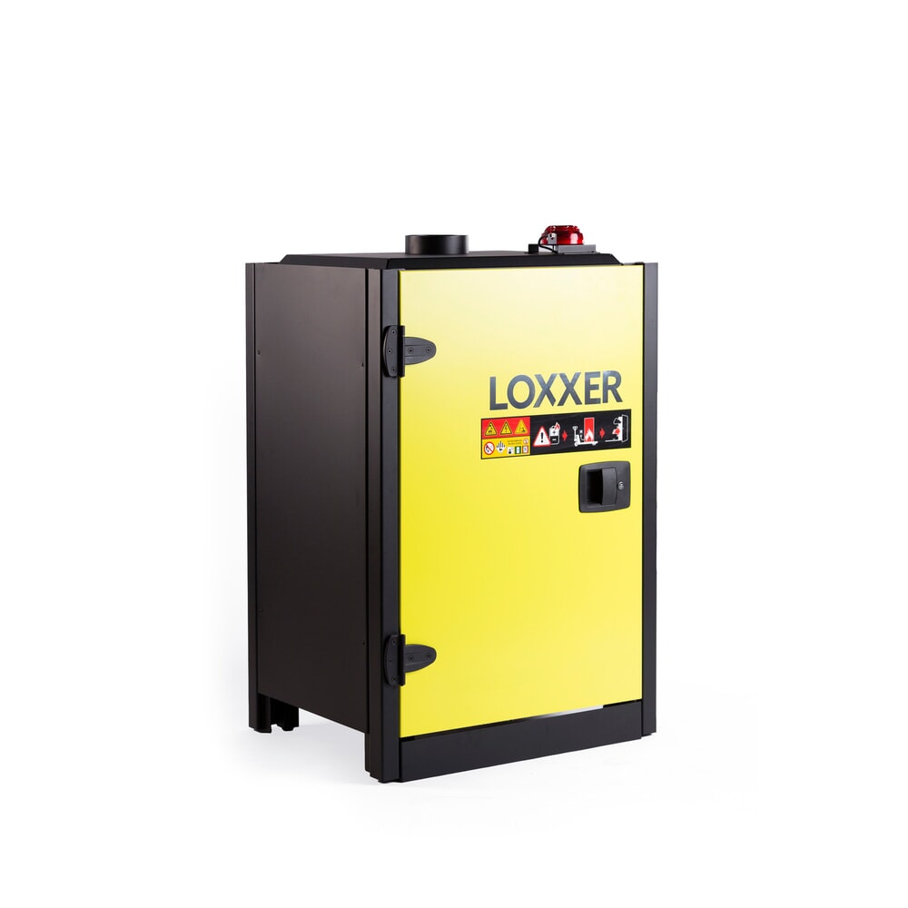 Illustration du produit: Patreco Armoire de sécurité pour batteries Loxxer, VDMA STANDARD, modèle LOXK1100, 2 tablettes