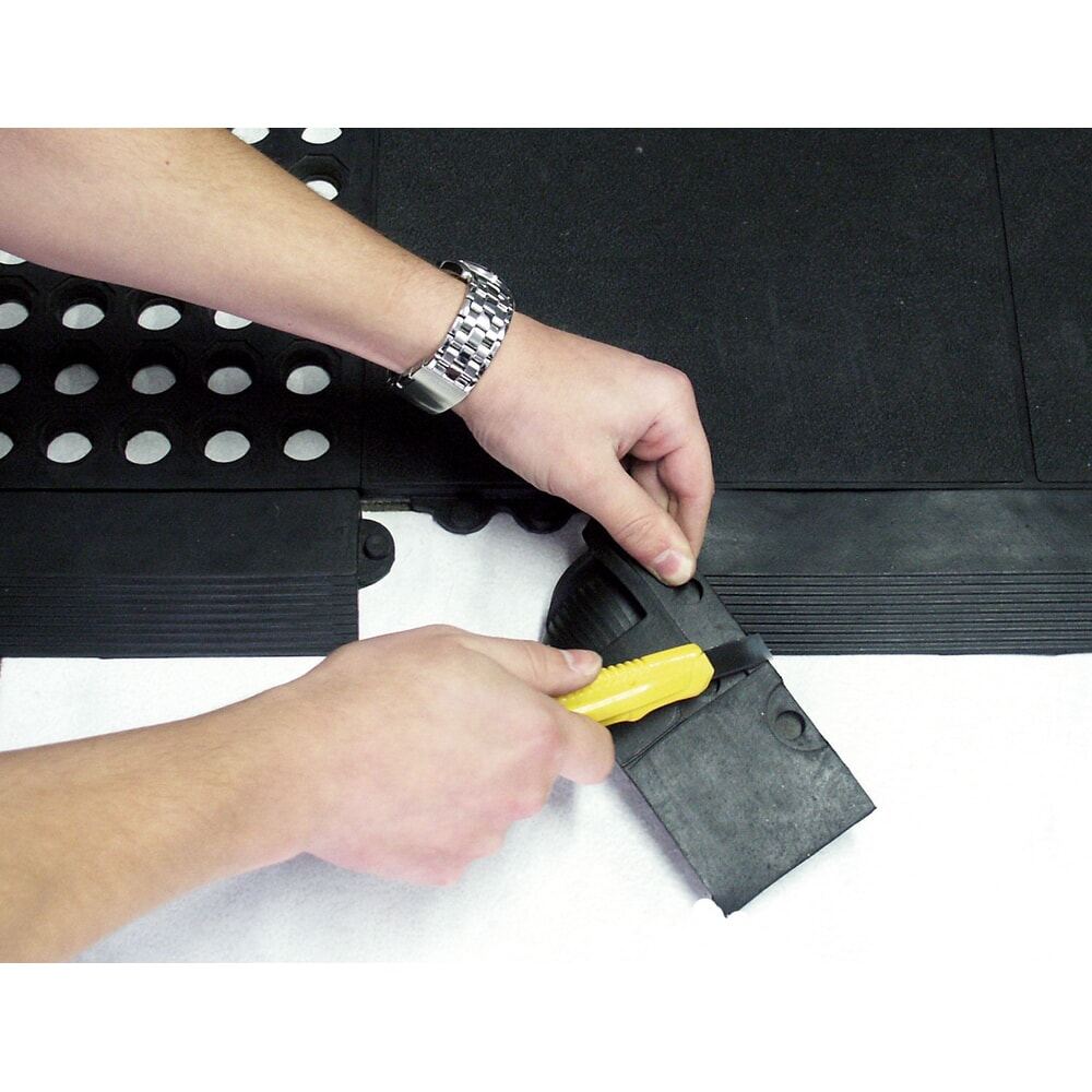 Productafbeelding nr. 3: Randlijsten incl. hoeken voor YOGA SOLID OIL antivermoeidheidsmat, mannelijk, zwart, 4 stuks/VE