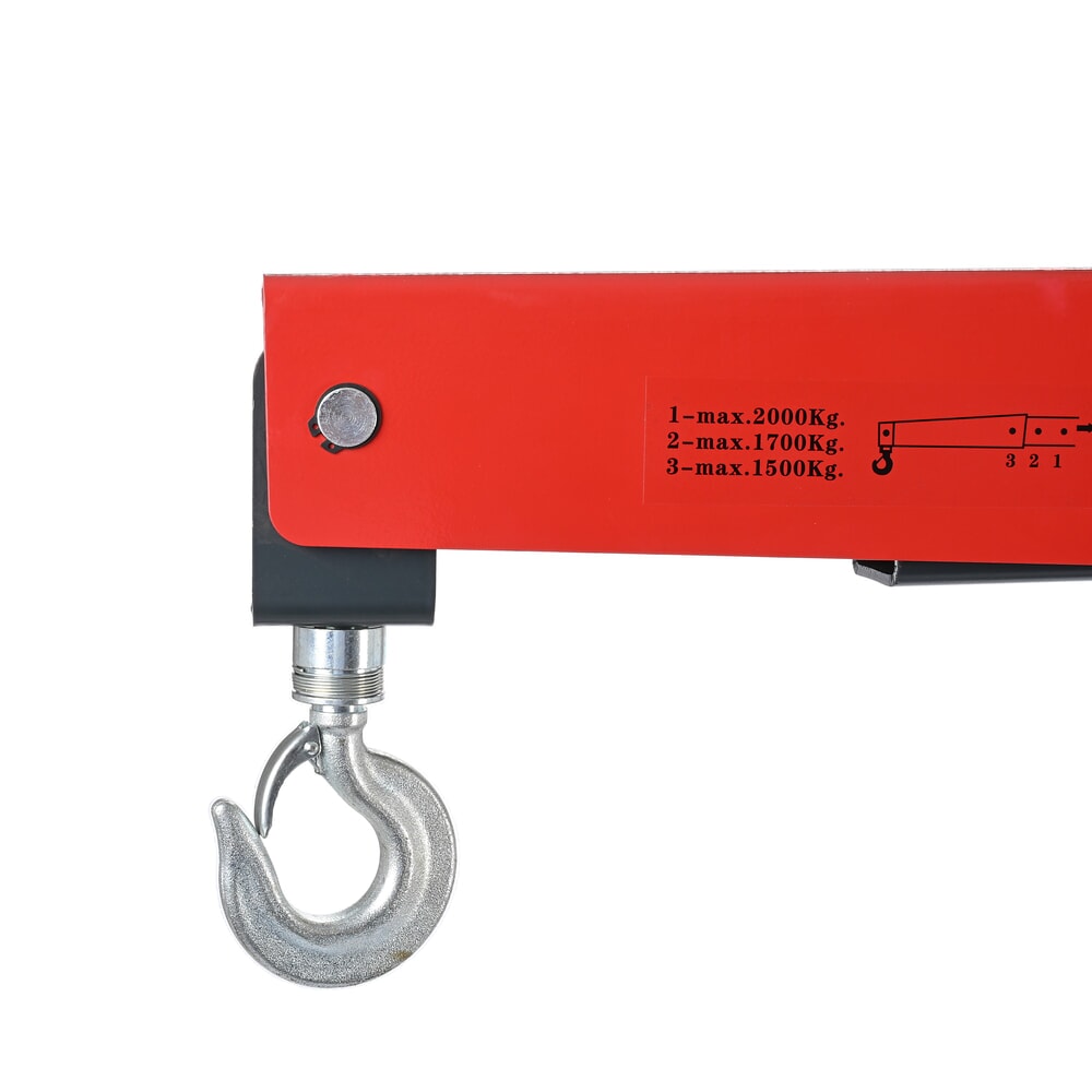 N° de l'image du produit 2 : Steinbock® Palan d’atelier avec châssis écarté et levée rapide, rabattable, capacité de charge 1 500-2 000 kg